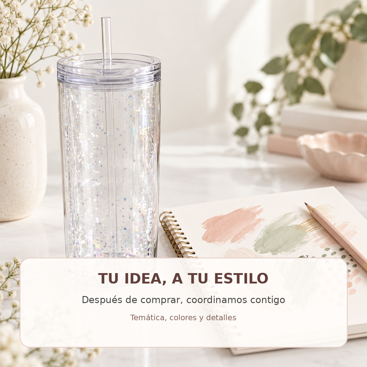 Diseño personalizado para vaso snowglobe de 16 oz | UV-DTF