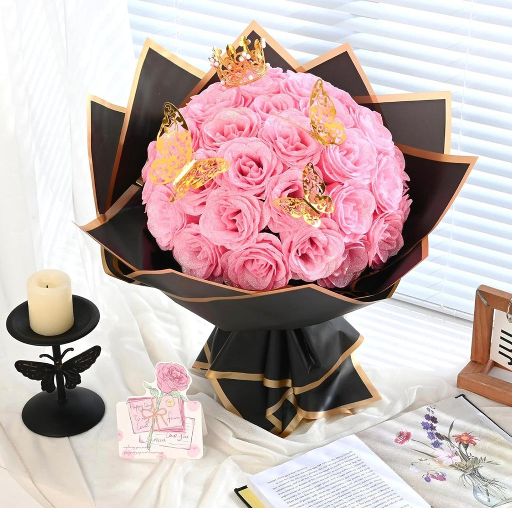 Ramo de rosas con peluche