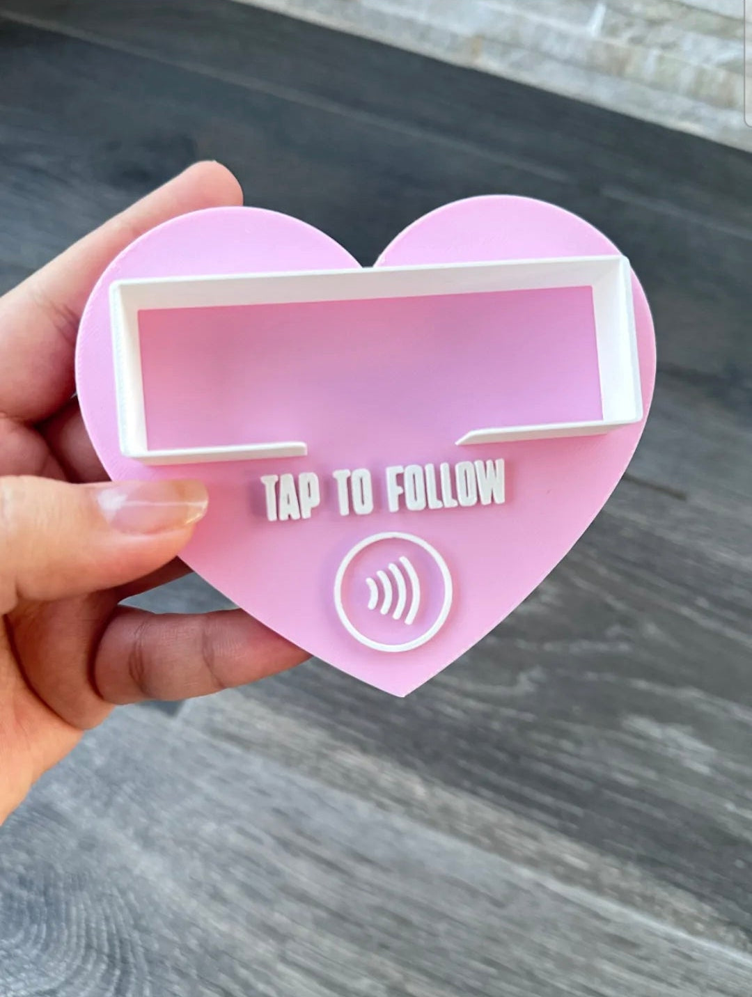 Portatarjetas Inteligente NFC – Tap to Follow