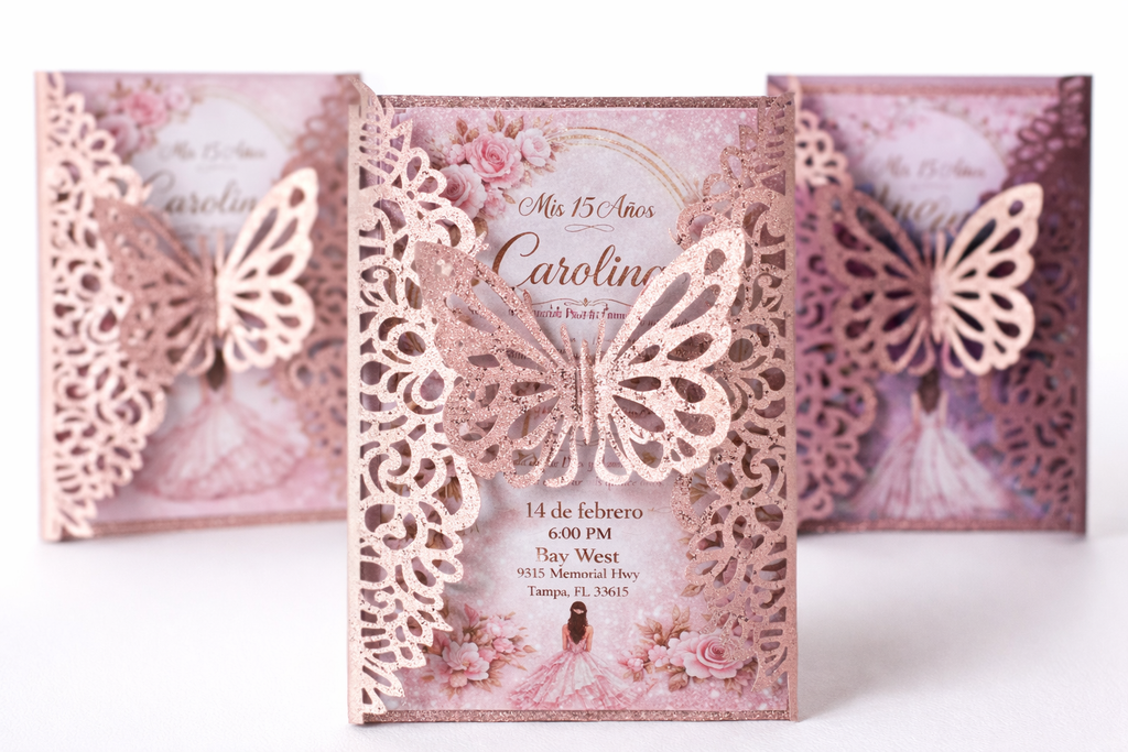 Invitaciones de Quince Años Personalizadas