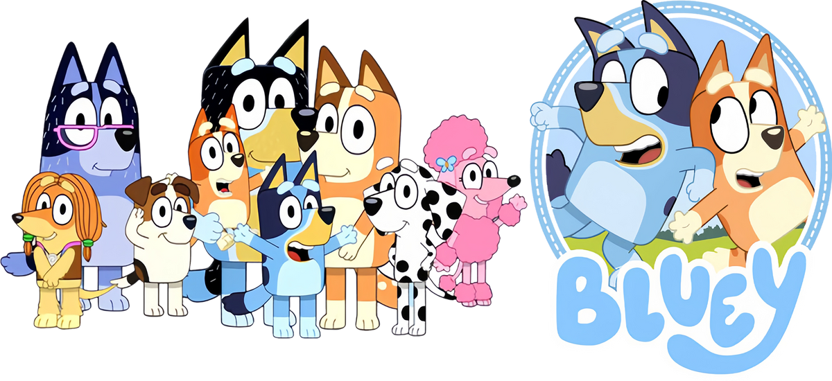 Aventuras de Perritos Azules para Vasos Snowglobe de 16 oz (Bluey)