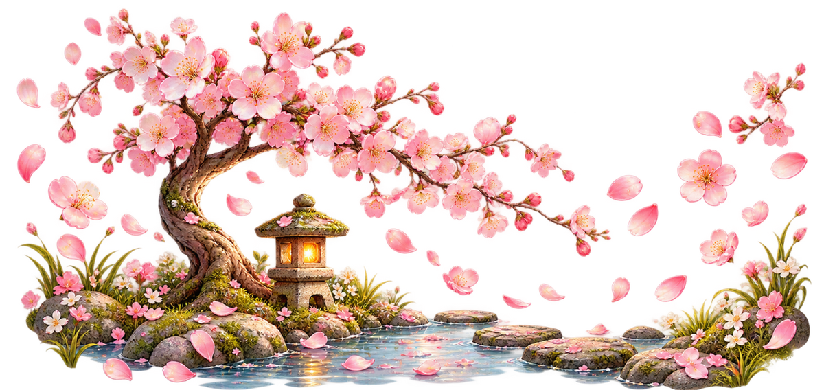 Primavera de Sakura para Snowglobe 16 oz (Árbol de cerezo)