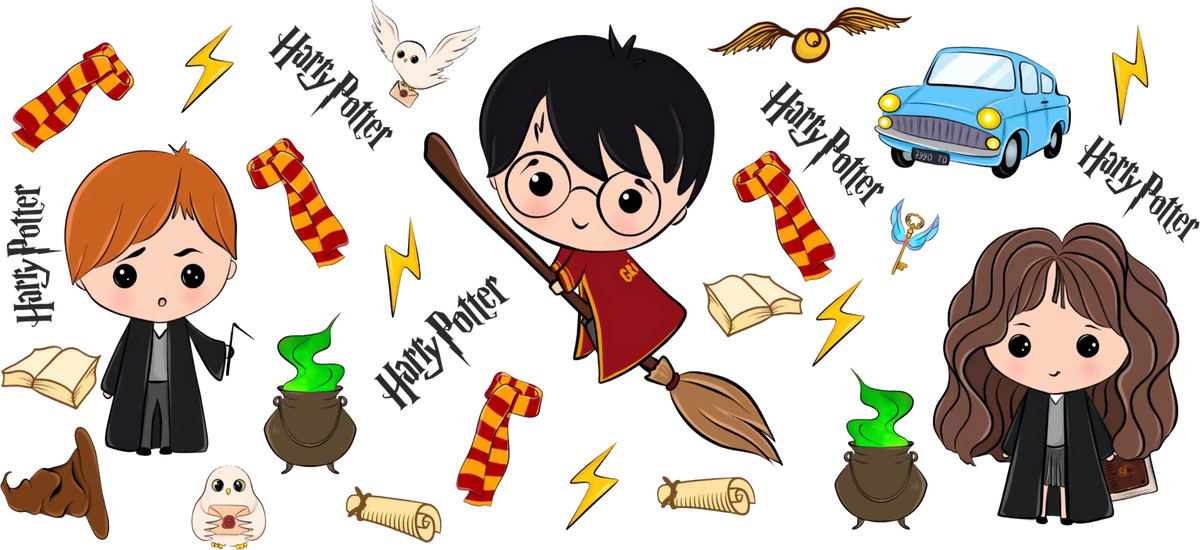 Magia y Aventuras para Vasos Snowglobe de 16 oz (Harry Potter)