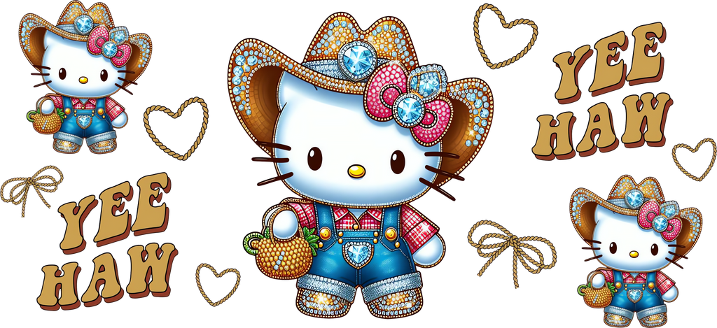 Dulzura Kawaii para Vasos Snowglobe de 16 oz (Hello Kitty)