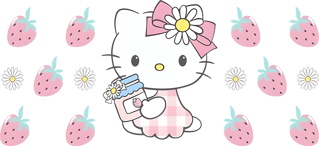 Dulzura Kawaii para Vasos Snowglobe de 16 oz (Hello Kitty)