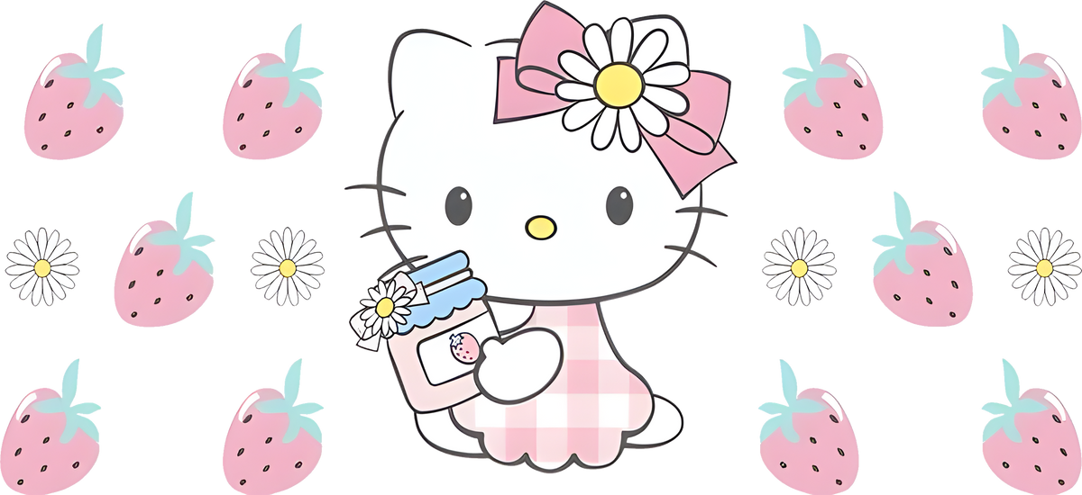 Dulzura Kawaii para Vasos Snowglobe de 16 oz (Hello Kitty)
