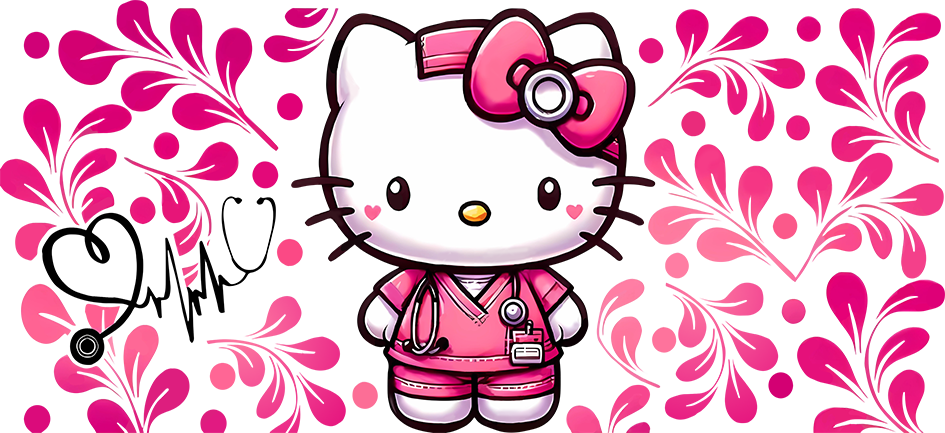Dulzura Kawaii para Vasos Snowglobe de 16 oz (Hello Kitty)