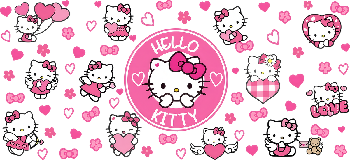 Dulzura Kawaii para Vasos Snowglobe de 16 oz (Hello Kitty)