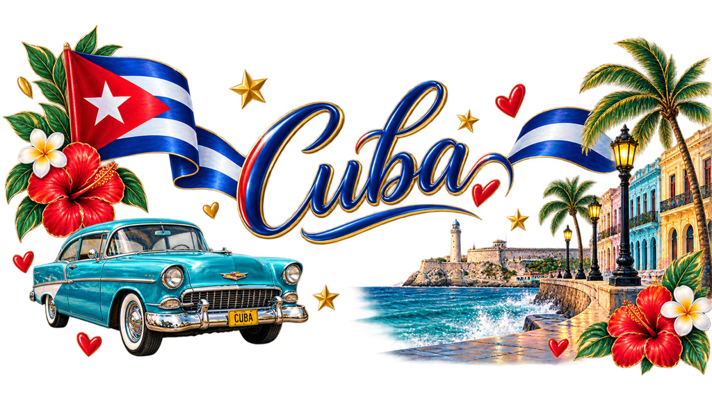 Orgullo y Sabor Cubano para Vasos Snowglobe de 16 oz (Cuba)