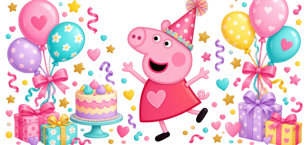 Aventuras de Cerditos para Snowglobe 16 oz (Peppa Pig)