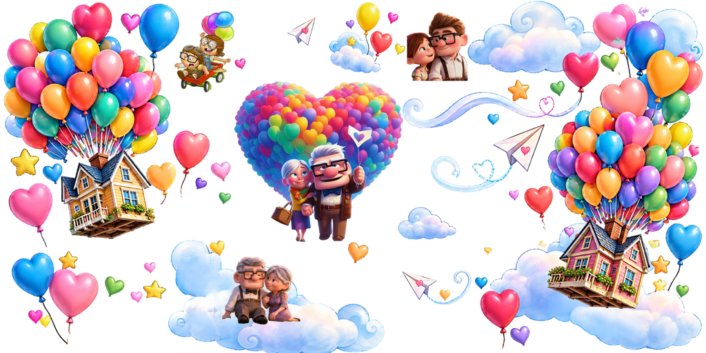 Aventura entre Globos para Snowglobe 16 oz (Up)