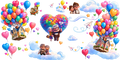 Aventura entre Globos para Snowglobe 16 oz (Up)