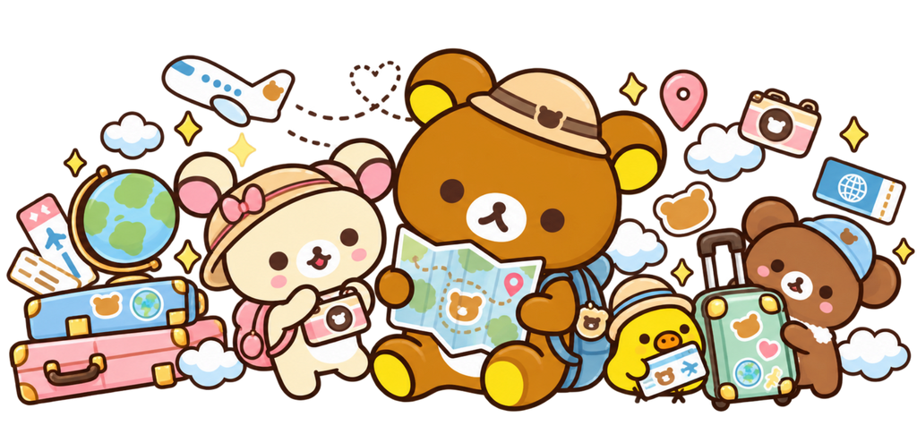 Diseños UV-DTF para Vasos Snowglobe de 16 oz (Rilakkuma)