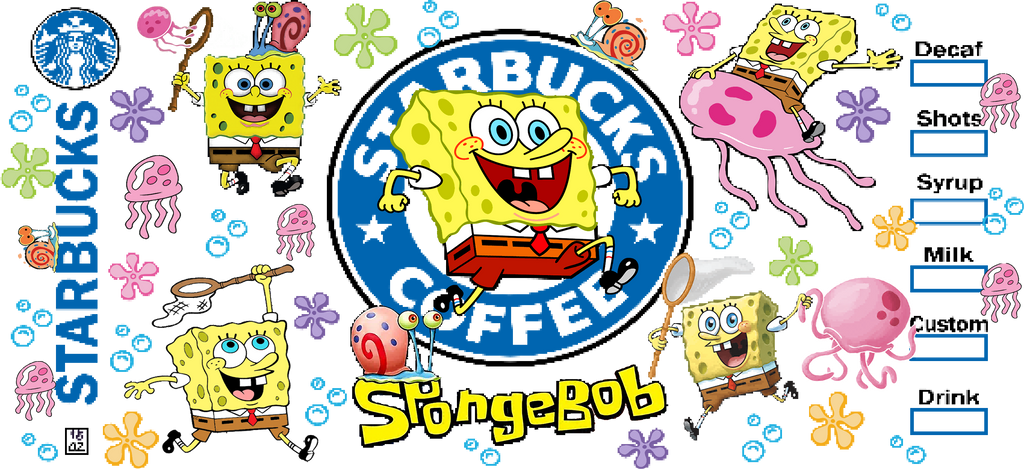 Aventuras Bajo el Mar para Vasos Snowglobe de 16 oz (Bob Esponja)