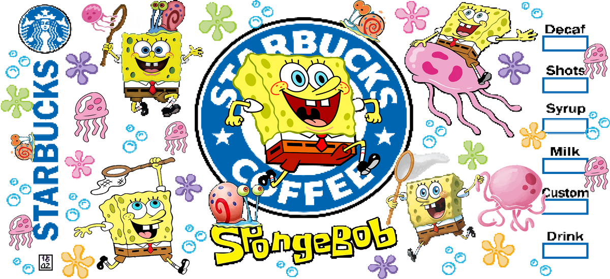 Aventuras Bajo el Mar para Vasos Snowglobe de 16 oz (Bob Esponja)