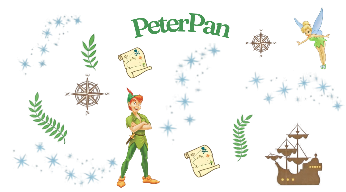 Aventuras en Nunca Jamás para Snowglobe 16 oz (Peter Pan)