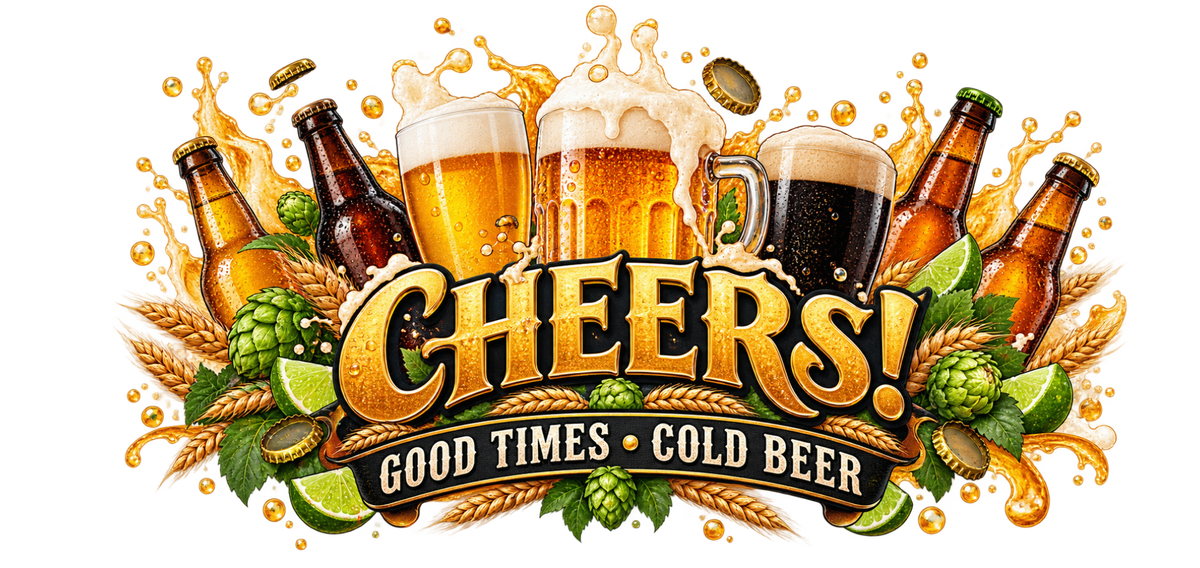 Brindis y Buena Vibra para Vasos Snowglobe de 16 oz (Cerveza)