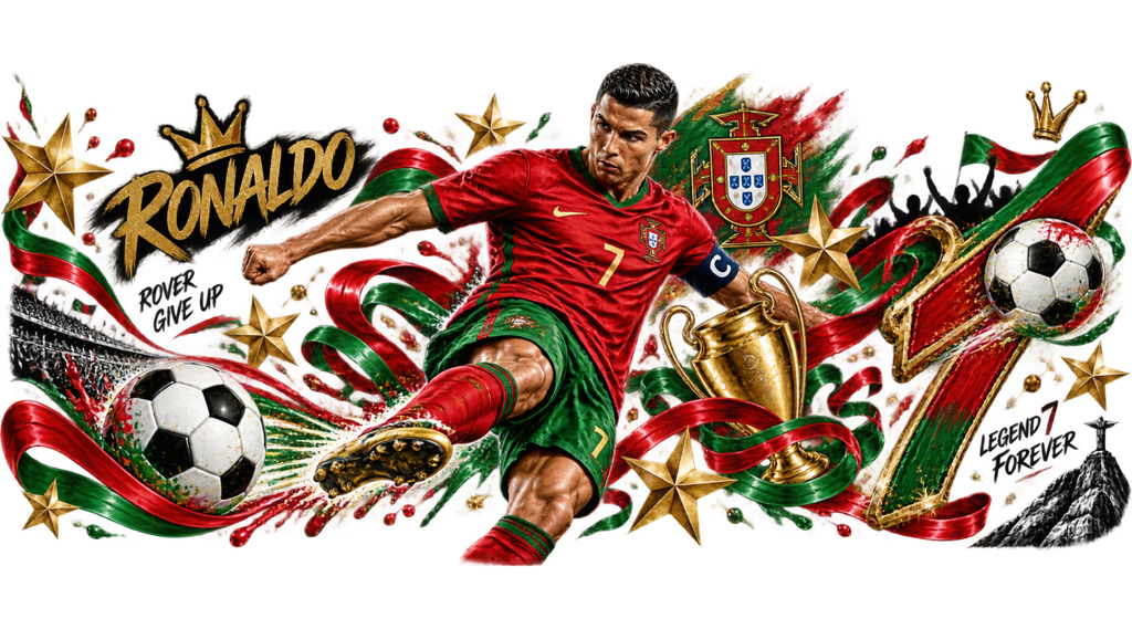 Pasión por el Fútbol  para Vasos Snowglobe de 16 oz (Cristiano Ronaldo)