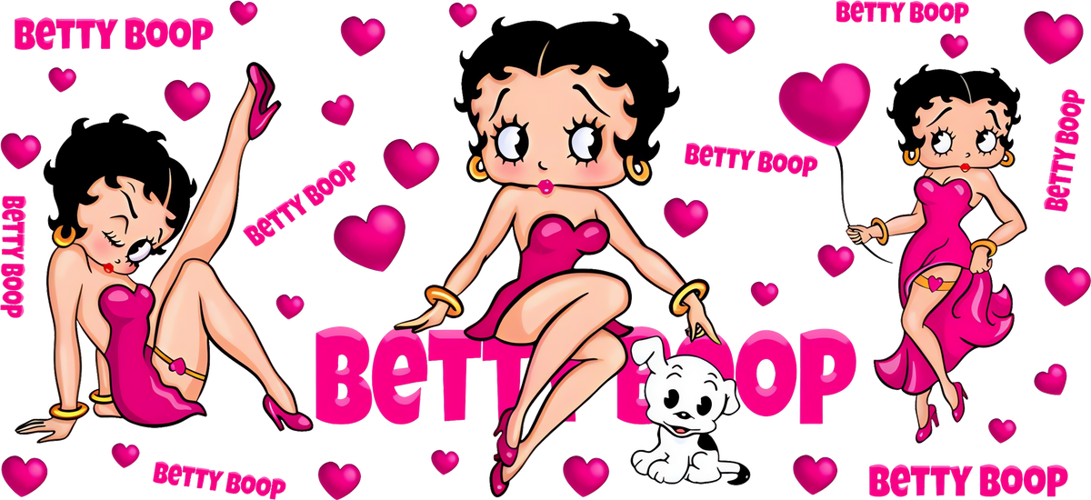 Glamour Retro para Vasos Snowglobe de 16 oz (Betty Boop)