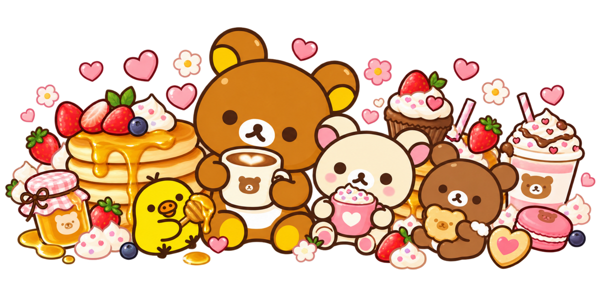 Diseños UV-DTF para Vasos Snowglobe de 16 oz (Rilakkuma)