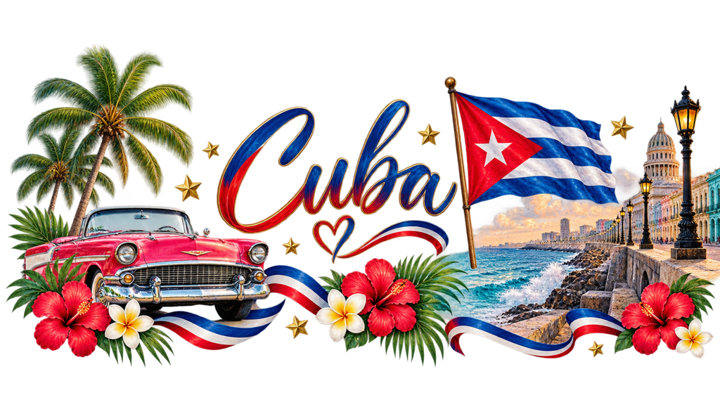 Orgullo y Sabor Cubano para Vasos Snowglobe de 16 oz (Cuba)
