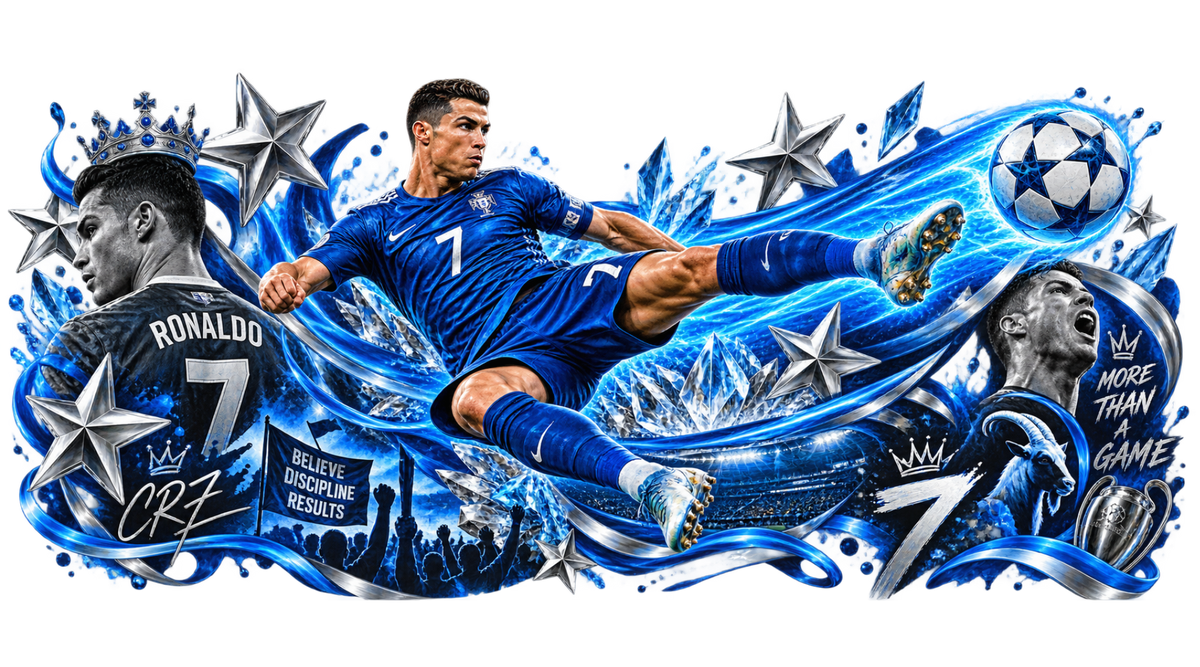 Pasión por el Fútbol  para Vasos Snowglobe de 16 oz (Cristiano Ronaldo)