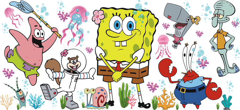 Aventuras Bajo el Mar para Vasos Snowglobe de 16 oz (Bob Esponja)
