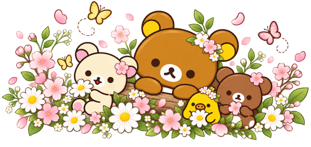 Diseños UV-DTF para Vasos Snowglobe de 16 oz (Rilakkuma)