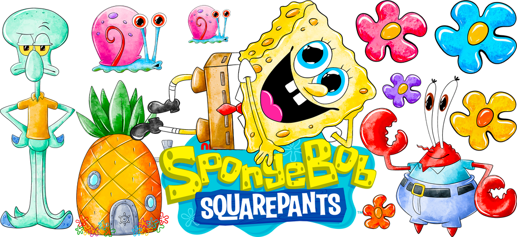 Aventuras Bajo el Mar para Vasos Snowglobe de 16 oz (Bob Esponja)
