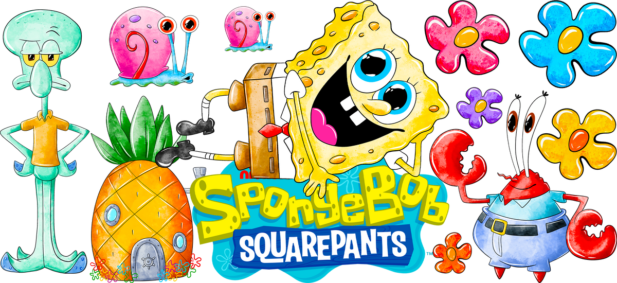 Aventuras Bajo el Mar para Vasos Snowglobe de 16 oz (Bob Esponja)