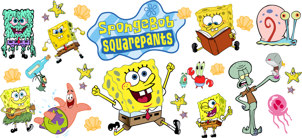 Aventuras Bajo el Mar para Vasos Snowglobe de 16 oz (Bob Esponja)