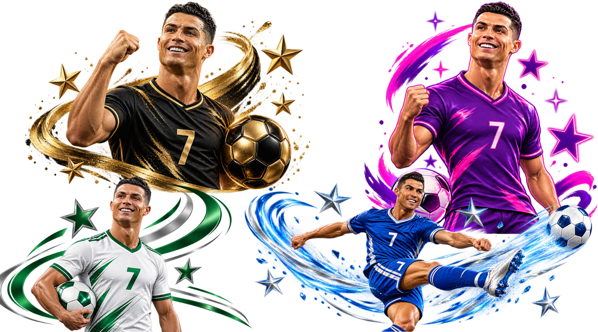 Pasión por el Fútbol  para Vasos Snowglobe de 16 oz (Cristiano Ronaldo)
