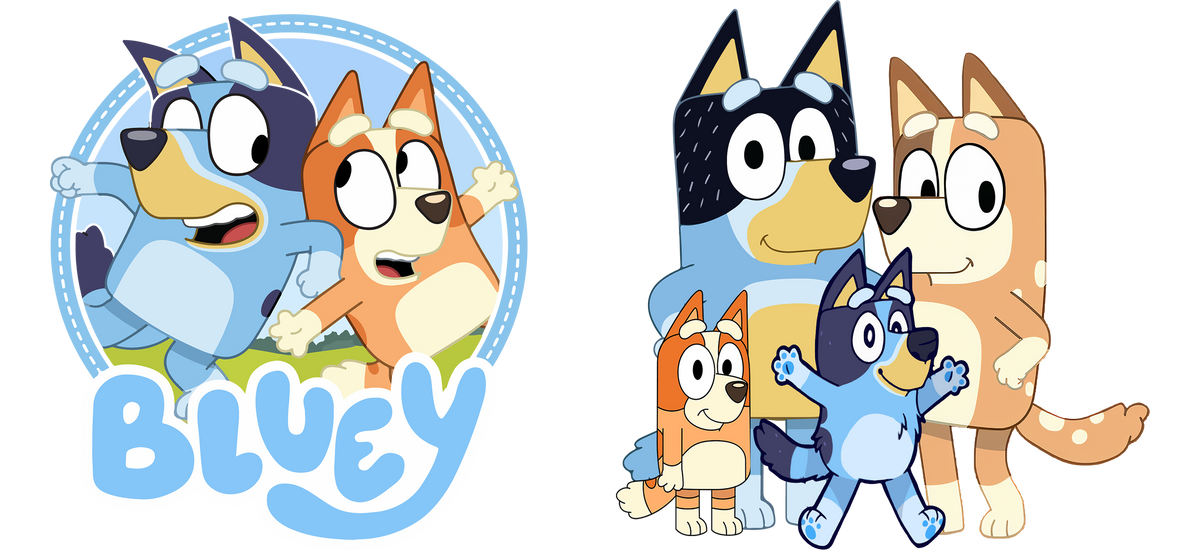 Aventuras de Perritos Azules para Vasos Snowglobe de 16 oz (Bluey)