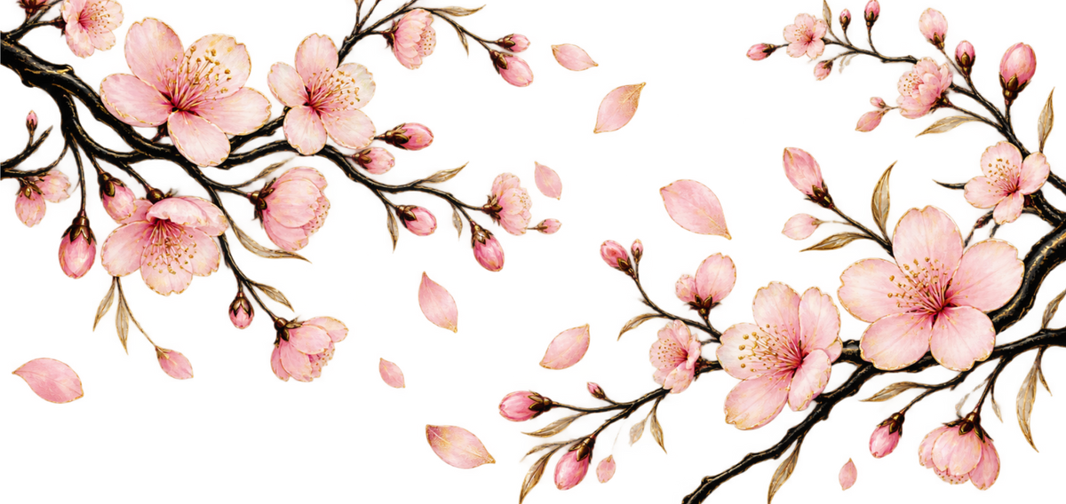 Primavera de Sakura para Snowglobe 16 oz (Árbol de cerezo)