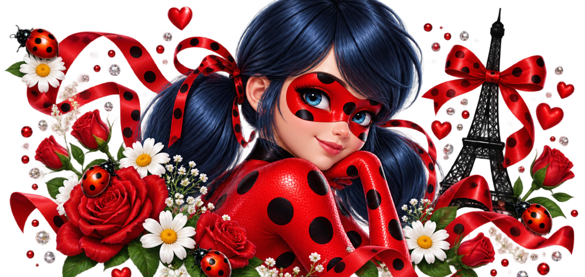 Aventura Roja y Negra para Snowglobe 16 oz (Ladybug)