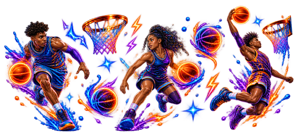 Energía de Baloncesto para Vasos Snowglobe de 16 oz (basketball)