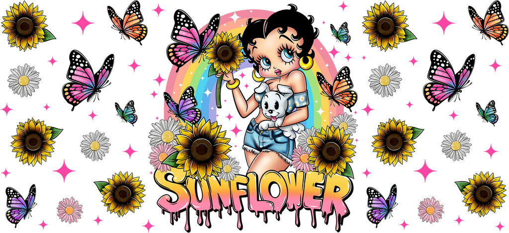 Glamour Retro para Vasos Snowglobe de 16 oz (Betty Boop)