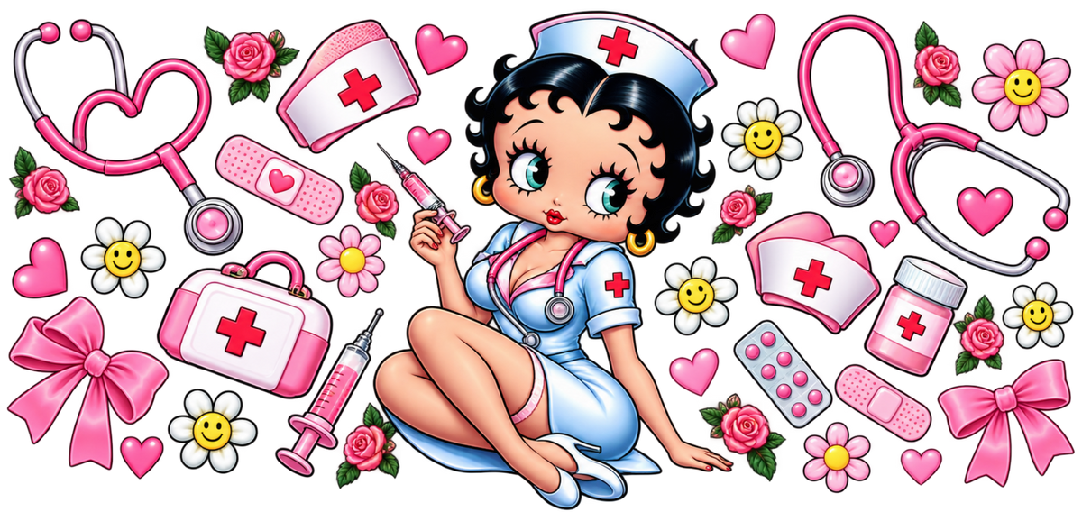 Glamour Retro para Vasos Snowglobe de 16 oz (Betty Boop)