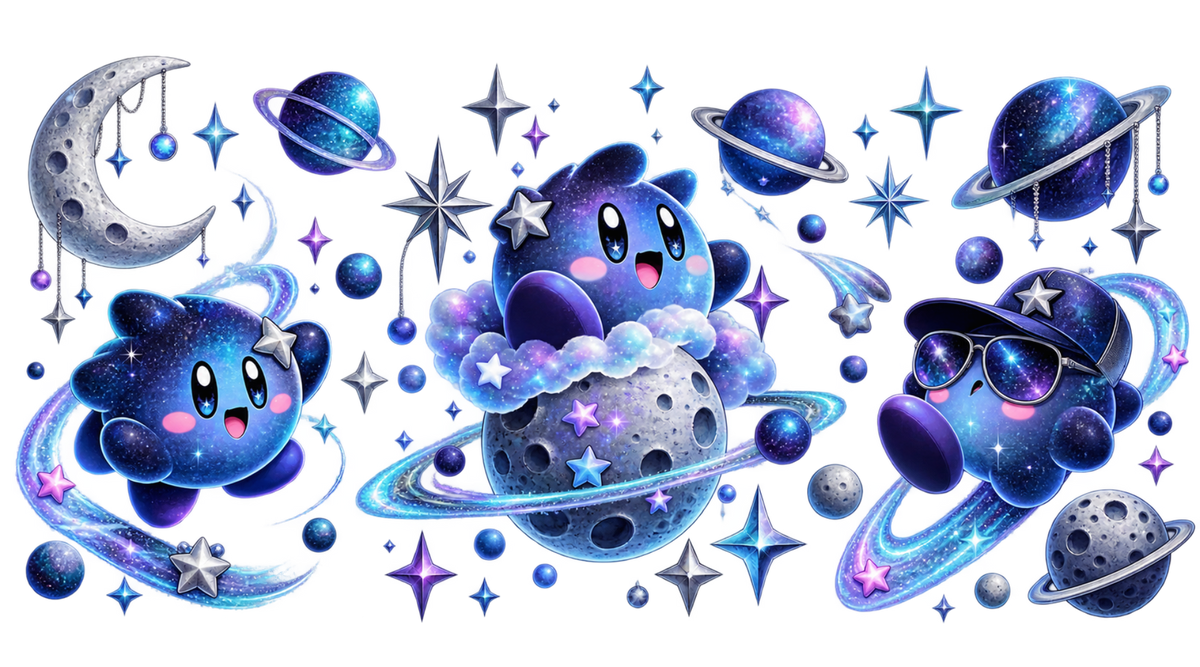 Diseños UV-DTF para Vasos Snowglobe de 16 oz (Kirby)