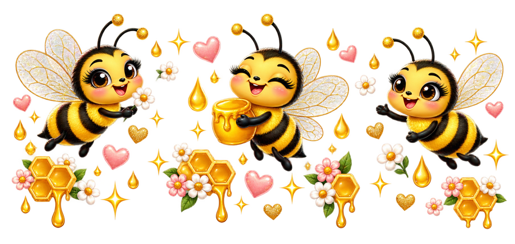 Dulce Colmena para Snowglobe 16 oz (Abejas)