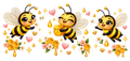 Dulce Colmena para Snowglobe 16 oz (Abejas)