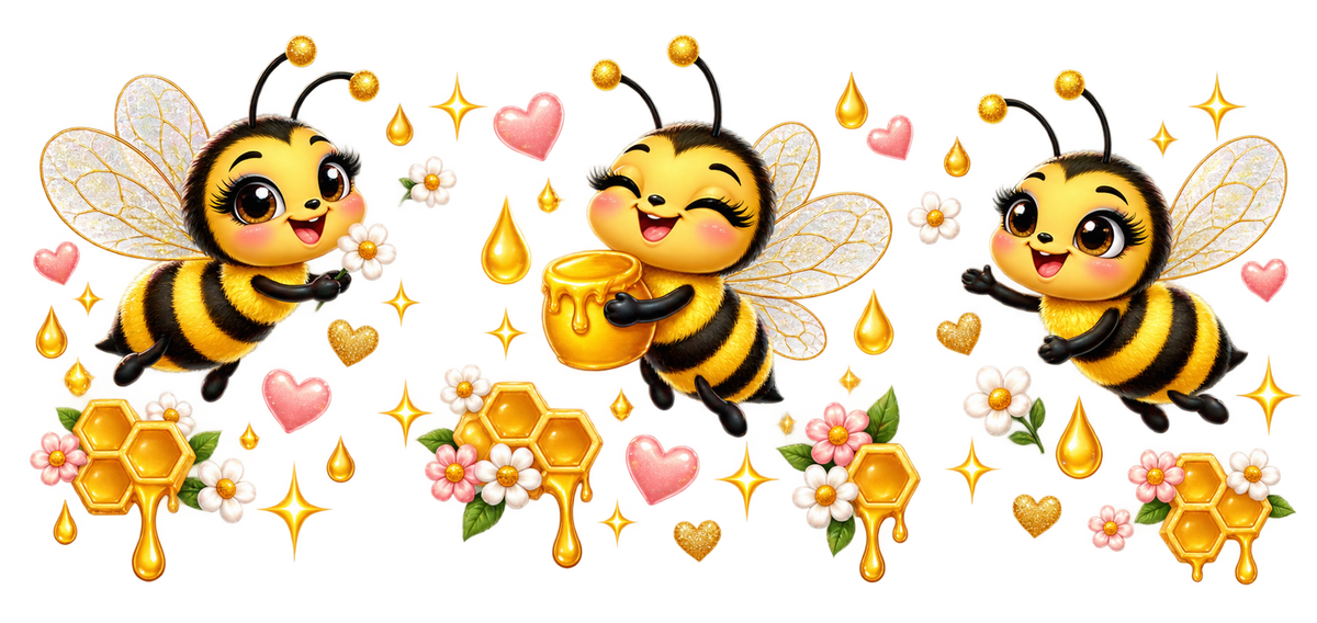 Dulce Colmena para Snowglobe 16 oz (Abejas)