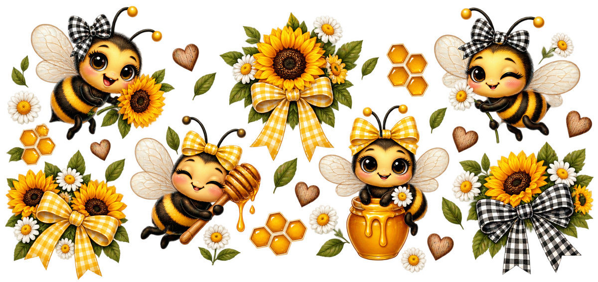 Dulce Colmena para Snowglobe 16 oz (Abejas)