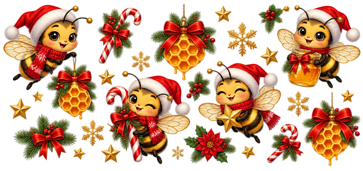 Dulce Colmena para Snowglobe 16 oz (Abejas)