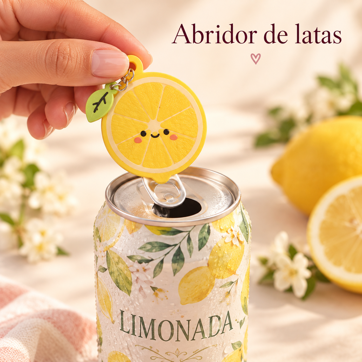 Abridor de latas — Cítrico sonriente