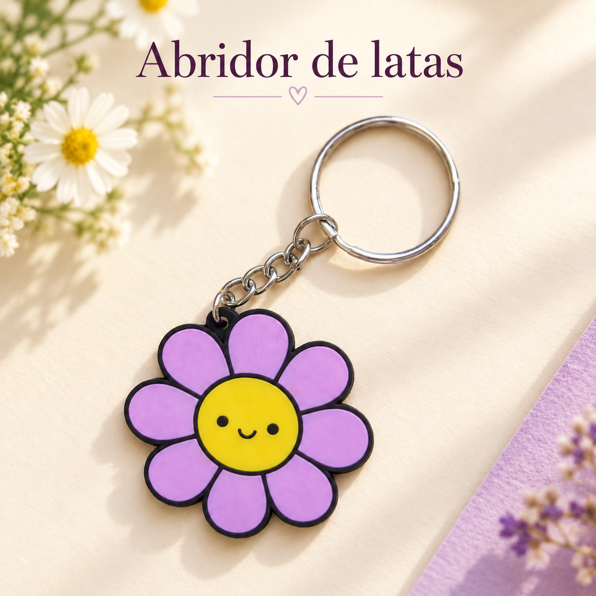 Abridor de latas — Margarita sonriente
