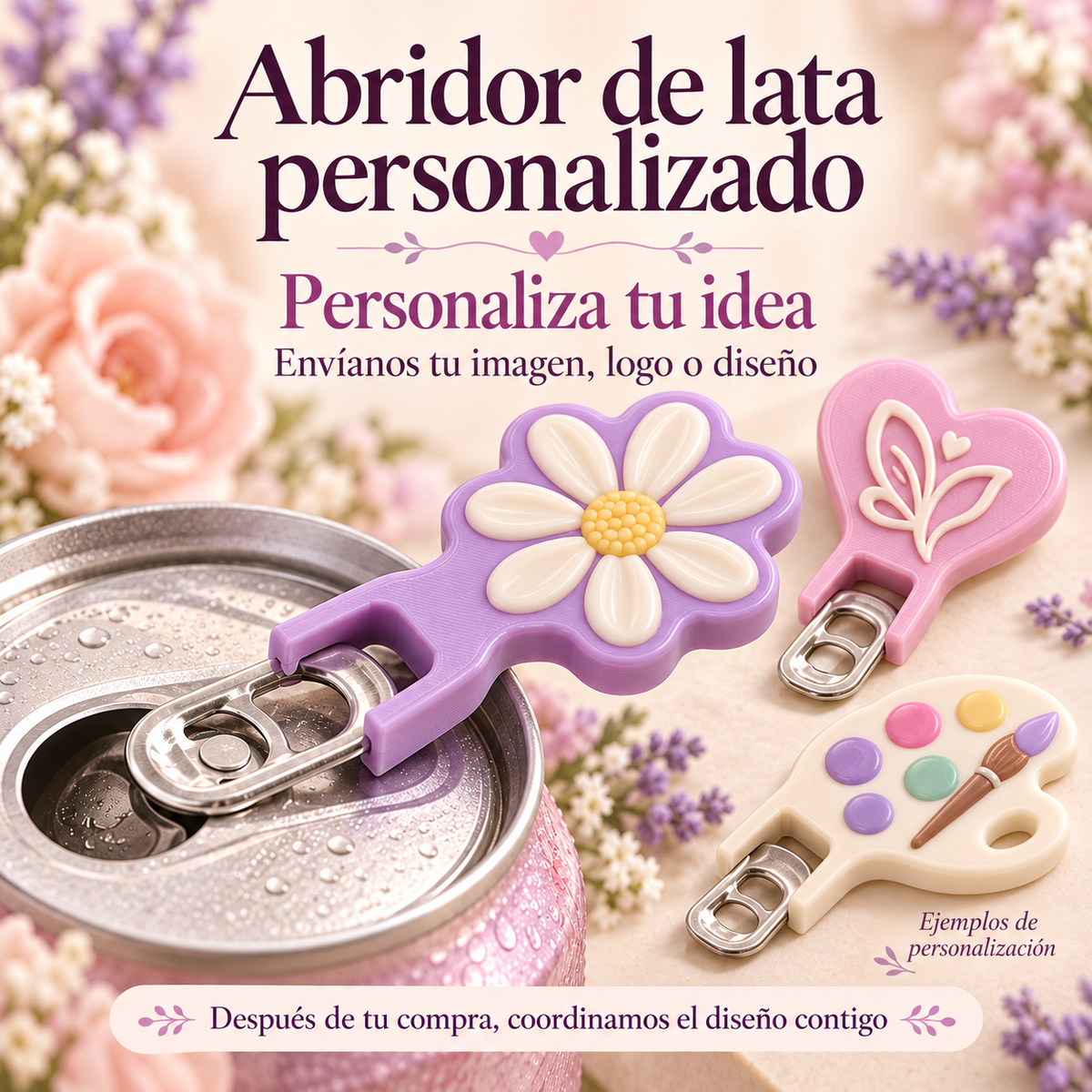 Abridor de lata personalizado