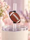 Decoración para popote — Balón de fútbol americano