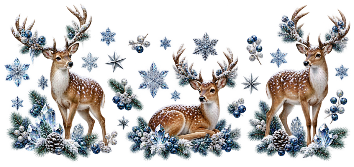 Majestad del Bosque para Snowglobe 16 oz (Venado)