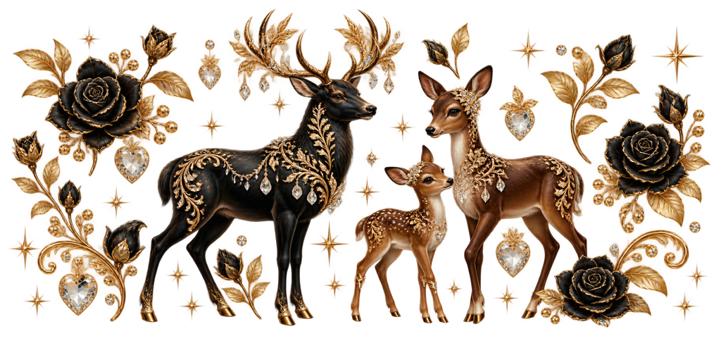 Majestad del Bosque para Snowglobe 16 oz (Venado)